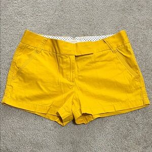 J. Crew Vibrant Yellow Women's Shorts